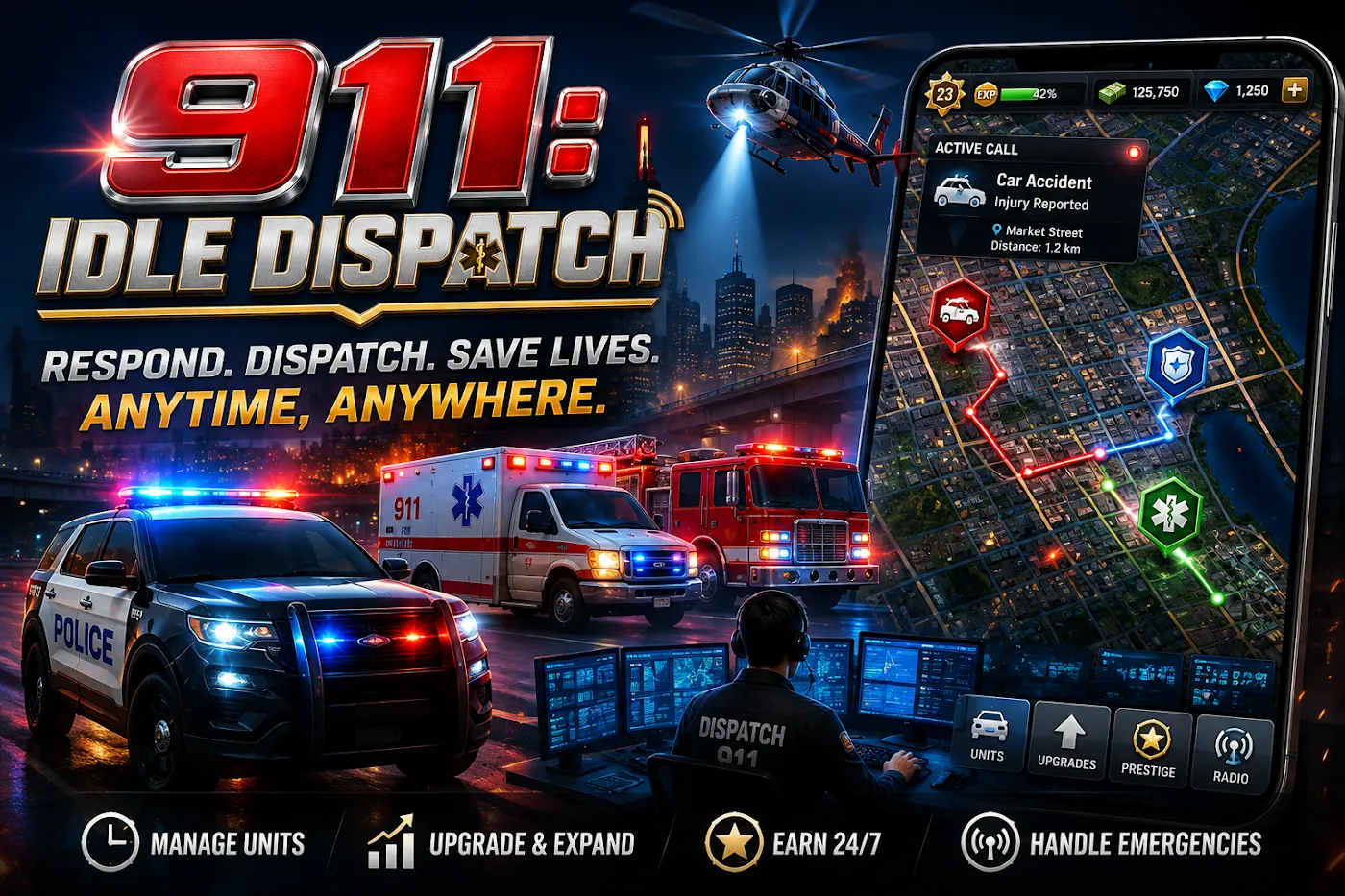 911: Idle Dispatch artwork